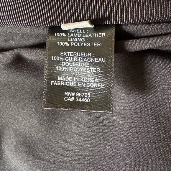 Rebecca Talyor Black Lamb Leather Highwaisted Wide Women's Ankle Pants, Sz 8 - Picture 12 of 16